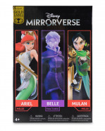 Disney Mirrorverse akčná figúrkas Princess Pack Mulan, Belle (Fractured) & Arielle (Gold Label) 13 - 18 cm